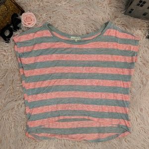 Small one clothing Orange and Gray Crop Top